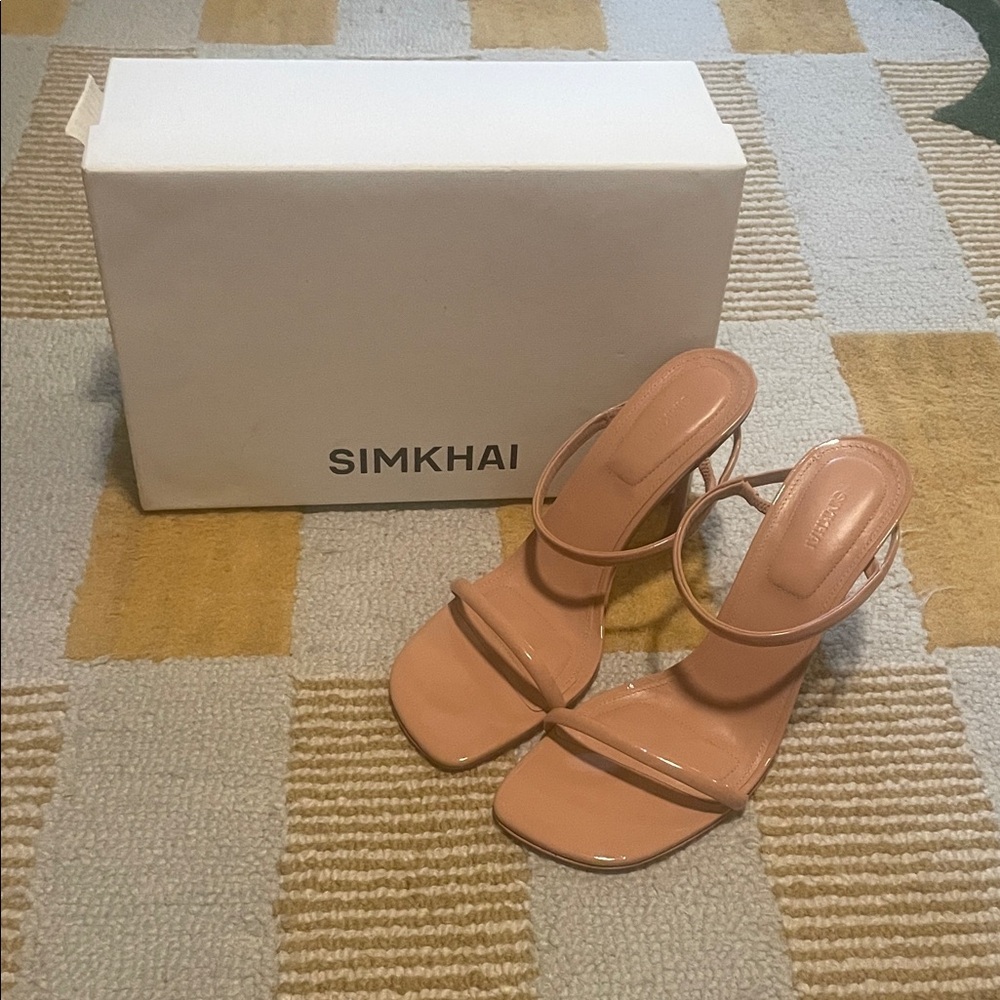 Simkhai Women's Nude Heeled Sandals